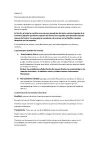 Resumen mercados financieros cap 2