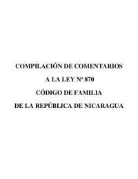 Comentarios a la Ley 870 Nicaragua