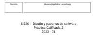 PC2- Diseño y Patrones de Software - 2023-01