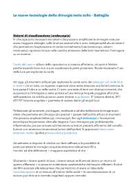 appunti biotecnologie medico chirurgiche