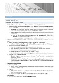 Appunti delle lezioni di Storia dei diritti dell'uomo di F. Motta, A.A. 2022-2023