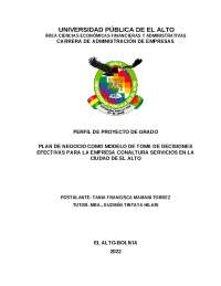 Análisis de la empresa