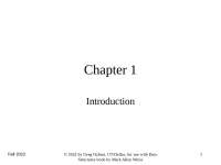 Introduction to Data Structures and Algorithms