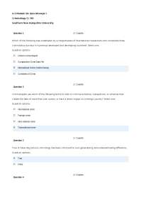 6-3 Module Six Quiz Attempt 1