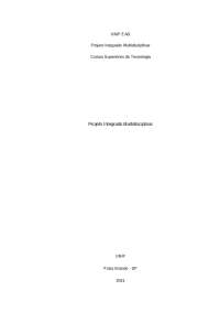 Projeto Inter Multidisciplinar III