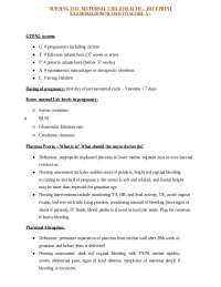 NURSING 2513: MATERNAL CHILD HEALTH –  BLUEPRINT EXAM/2023.DOWNLOAD TO SCORE A+