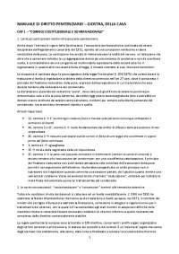 riassunto del libro: manuale di diritto penitenziario