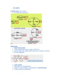 Alcohol and Phenol in Organic Chemistry Lecture