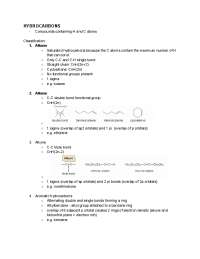 HYDROCARBONS CHEMICAL TESTS ORGANIC DERIVATIVES OF WATER CARBONYL COMPOUNDS CARBOHYDRATES