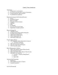 Introduction to Dining