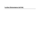 Patologia Lesões elementares