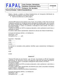 índices Hematimétricos - Casos Clínicos