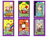 tarot hello kitty fofo uwu