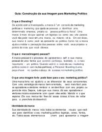 Construindo sua IDENTIDADE POLÍTICA Online da Pré-campanha até a ELEIÇÃO e Mandato