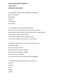 Exercicios de contabilidade basica