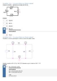 Apol Objetiva 1 e 2 - Circuitos elétricos