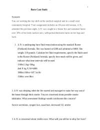 Burns Case Study........
