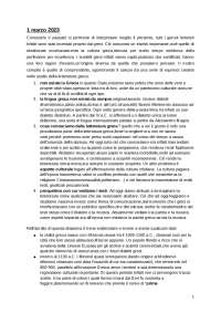 Il testo riporta parola per parola le lezioni del professore tenute a lezione