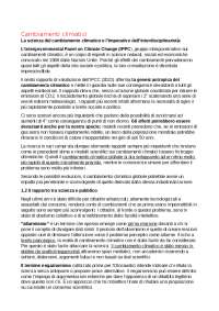 Cambiamenti climatici. Antropocene e politica. Daniele Conversi
