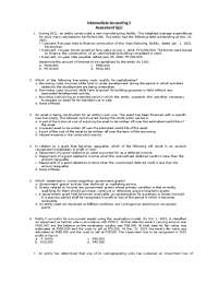 Exercises on liabilities