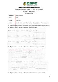 Acidos carboxilicos ejercicios
