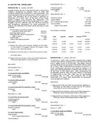 Exercises on Lease accounting