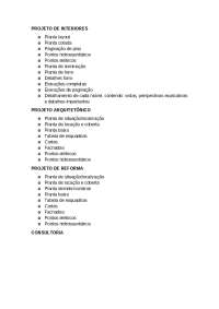 Checklist Desenhos de Projeto Executivo