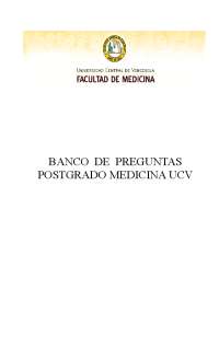 posibles preguntas ingreso postgrado medicina