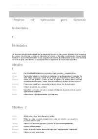 Glosario de Términos de Instrucción para Sistemas Ambientales y Sociedades