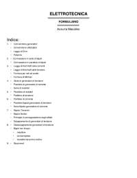 Fondamenti di elettrotecnica : formulario