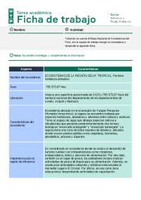 Ficha Técnica del Ecosistema Pantano Herbáceo-Arbustivo: El Oconal
