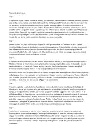 riassunto per capitoli di: "Idi di marzo"