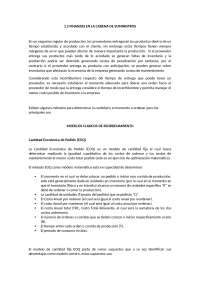 Modelos de Reordenamiento en la Cadena de Suministros - Prof. u.knn.k