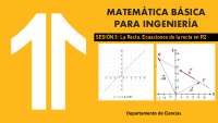 Matemática Básica para Ingeniería: La Recta en R2 - Prof. Llanos Sosa