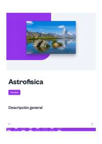 Astrofisica Avanzada