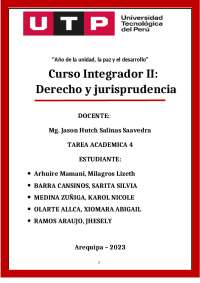 TAREA ACADEMICA INTEGRADOR II