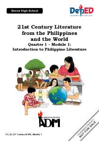 21st Century Philippine Literature