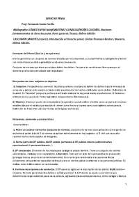 Derecho Penal apuntes