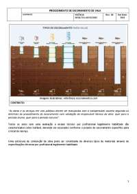 PROCEDIMENTO DE ESCORAMENTO DE VALAS