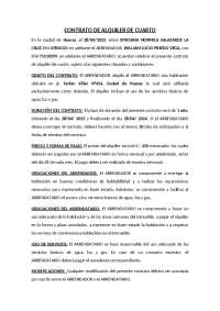 alquiler de contratos