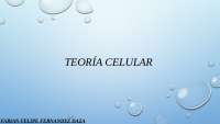 Teoría celular y evolución histórica