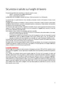 Sicurezza e Salute sui Luoghi di Lavoro: Diritti e Doveri dei Lavoratori - Prof. Oliva