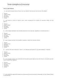 Teste de Inteligência Emocional