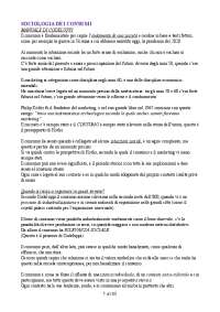 Sociologia dei consumi Gnasso