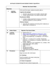 it is a 4A's lesson plan for elementary School science 4