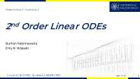 Mathematics 2 Lectures