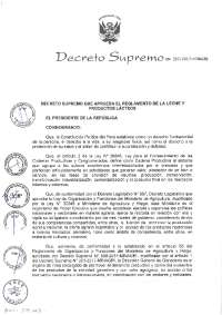 Es un reglamento de estado