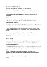 Resumo guerras punicas