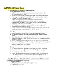 NU578 Unit 1 Study Guide
