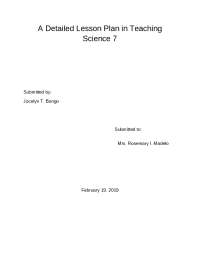 Green House Effect Grade 7 Lesson Plan